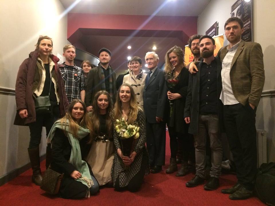 From Left - Mirjam Strugalla, Kevin Minogue, Anna Mullarkey, Kika Chix, Sarah Teresa Maria, Simon Murphy, Mia Mullarkey, Kathleen Mulryan, Peter Mulryan, Alice Mackerel, Maurice Gunning, Dara Finneran and Eddie Mullarkey.